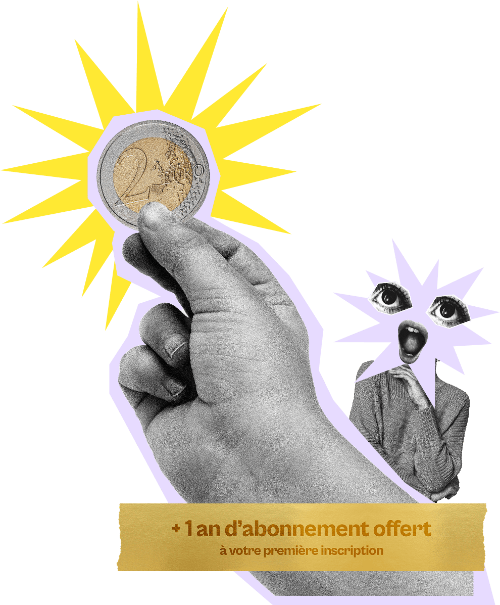 1 an d'abonnement offert à votre première inscription